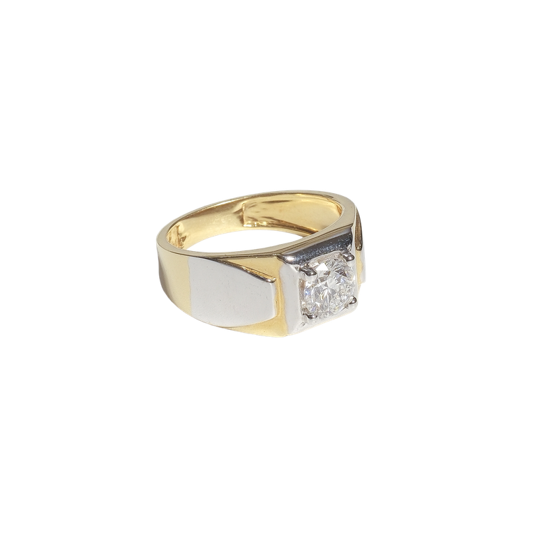 Vector Dual-Tone 1.5ct Solitaire Ring