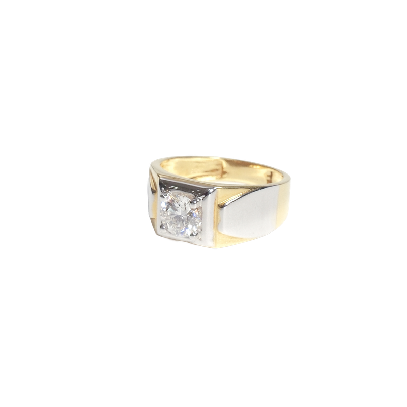 Vector Dual-Tone 1.5ct Solitaire Ring — alternate view