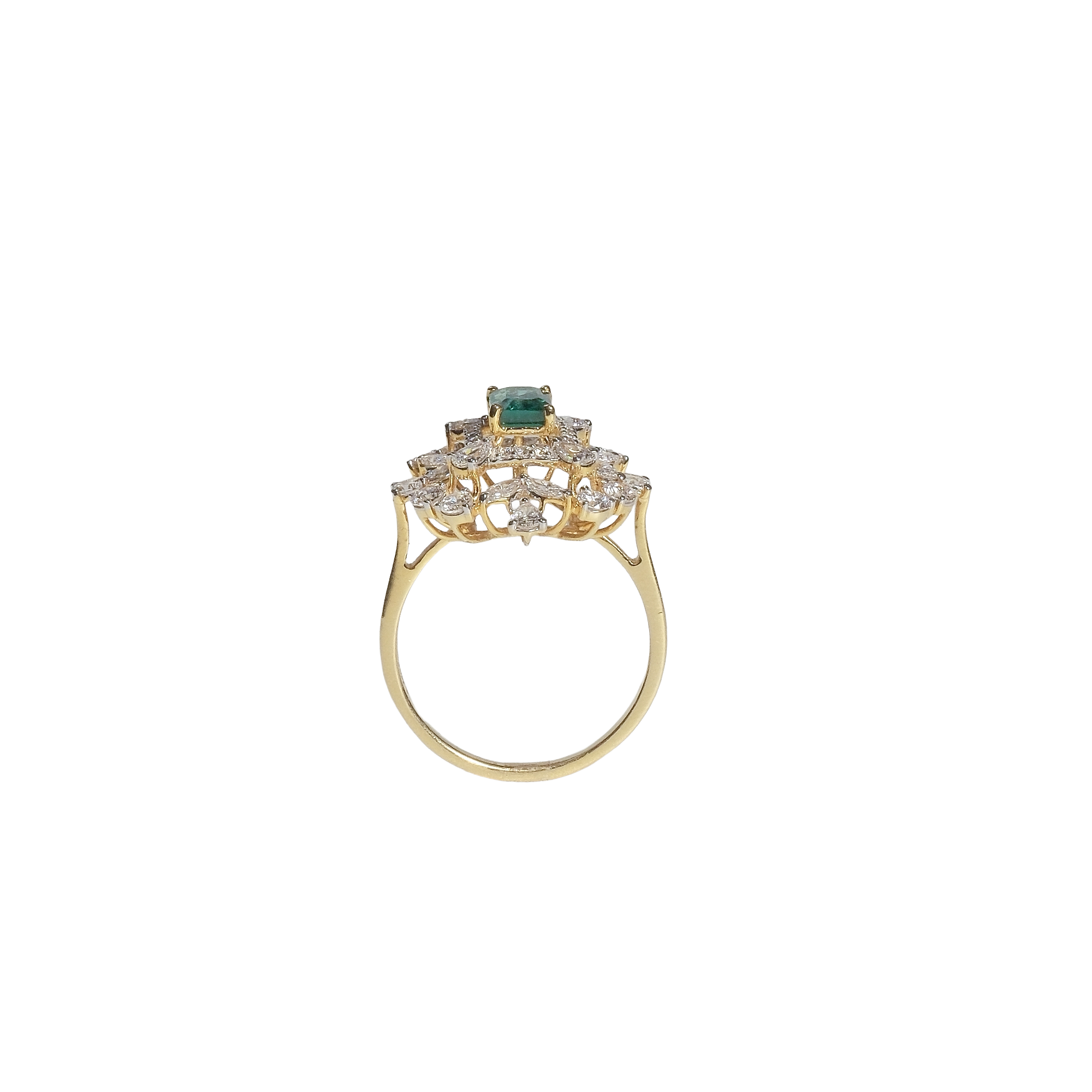 Aria Half Eternity 1ct Solitaire Ring