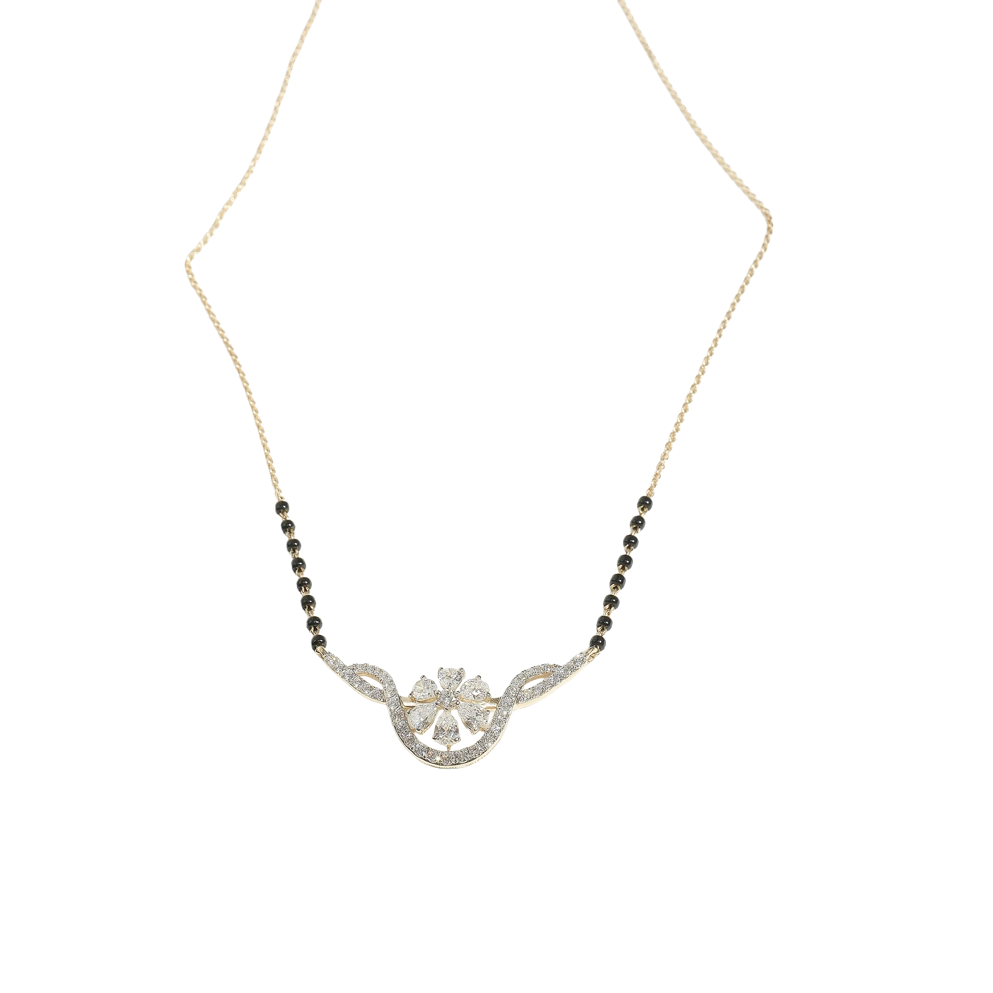 Aurelia Bloom Diamond Mangalsutra — alternate view
