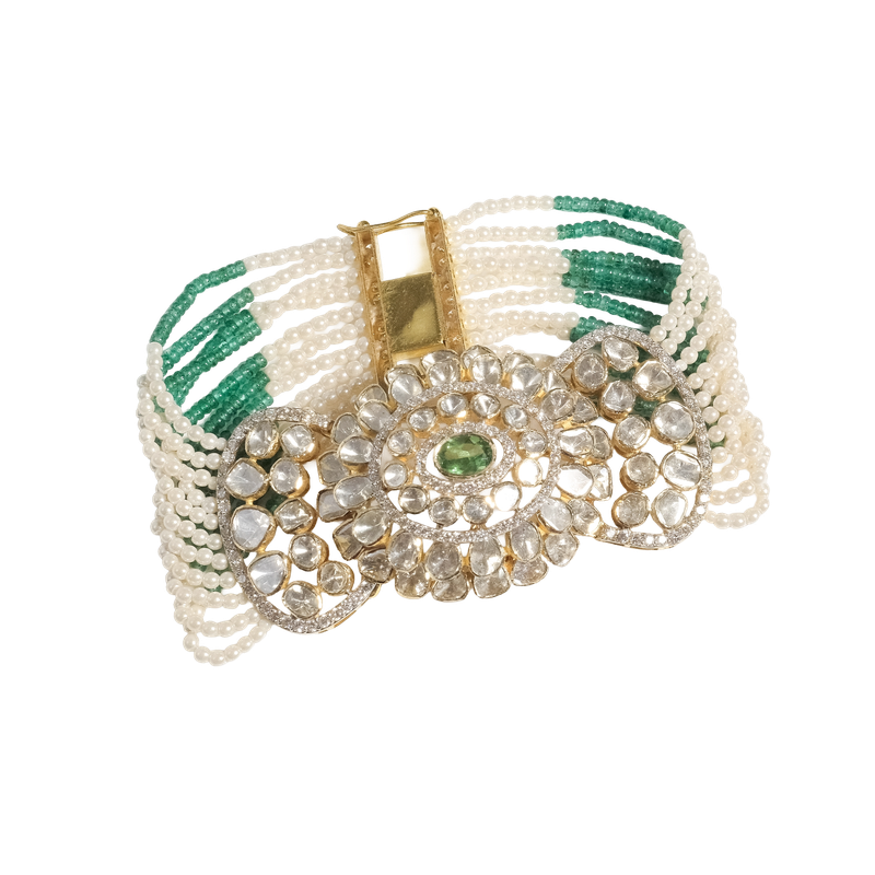 Polki Bracelet Necklace — alternate view